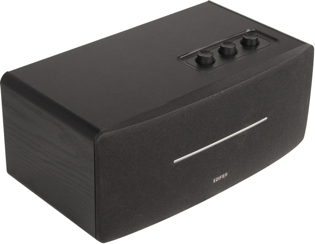 Колонки Bluetooth Edifier D12,  2.0,  черный/ черный [80002226]